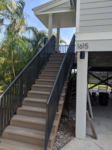 New entry stairs and railing!