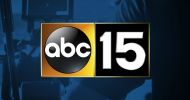 ABC 15 news logo with a dark background.