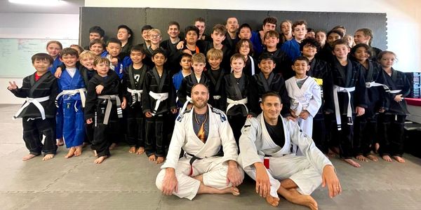 Grand Martial Arts kids brazilian jiu jitsu classes, grading day 2024