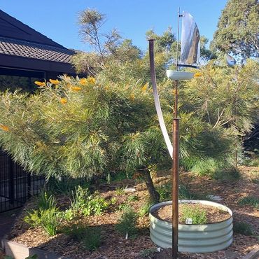 Sculpture made by local artist sculptor Orlando Norrish