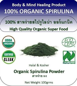 Body and Mind Healing Organic Spiruilna in Chiang Mai Thailand