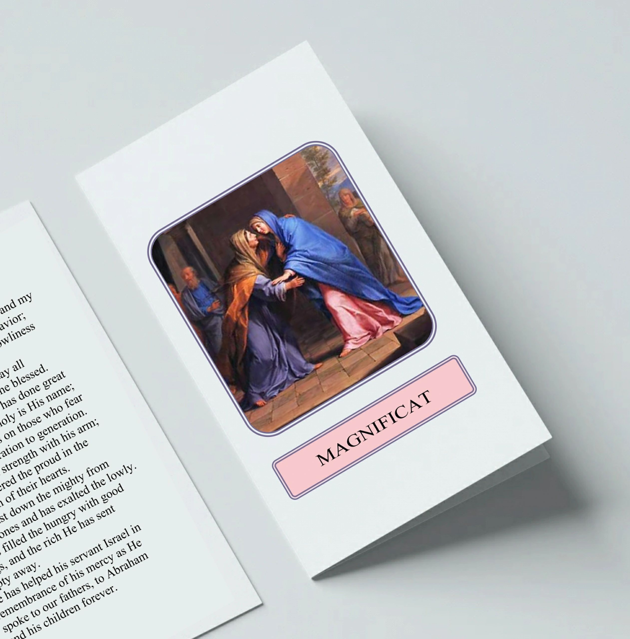 prayer card The Visitation