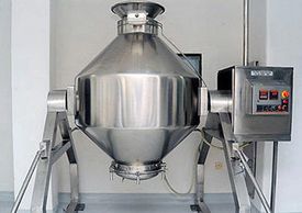 Double cone Blender helps to efficiently mix dry powder and granules.