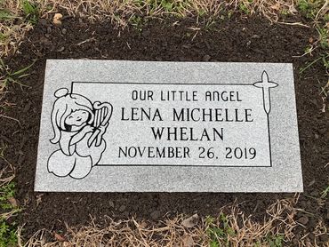 Baby headstone-Potomac Memorials