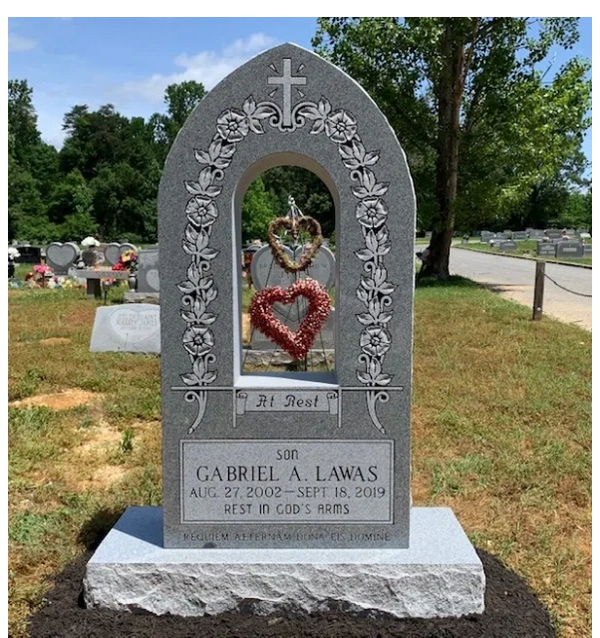 Custom shaped memorial