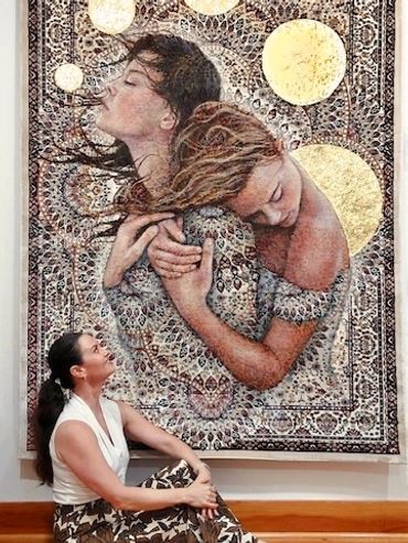 An artwork being offered by Fine art broker Delegance Fine Art entitled With You