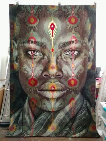 An artwork called Alaise offered by fine art brokers Delegance fine art