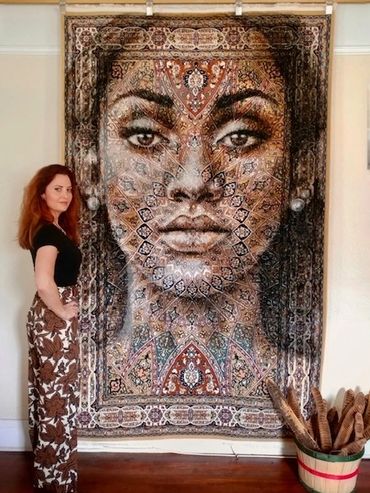 Speak your truth with the artist Florencia Clement de Grandprey offered by Art consultants Delegancet