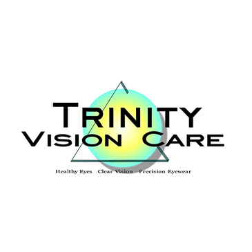 A colorful circular logo with text inside and a triangular outline.