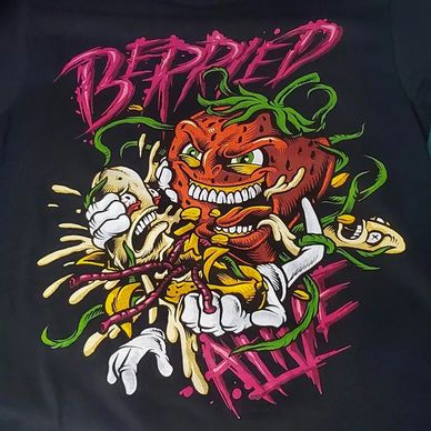 berried alive custom band merch
