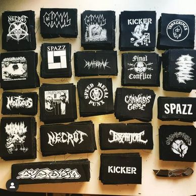 screen printed patches