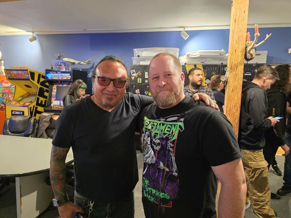With Brendan Duffey at Dave Grohl Studio