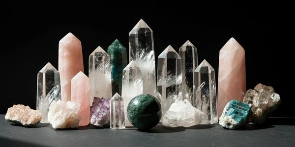 β¨ Crystal Towers for Energy & Intention 
Whether youβre drawn to soothing rose quartz, clarifying cl