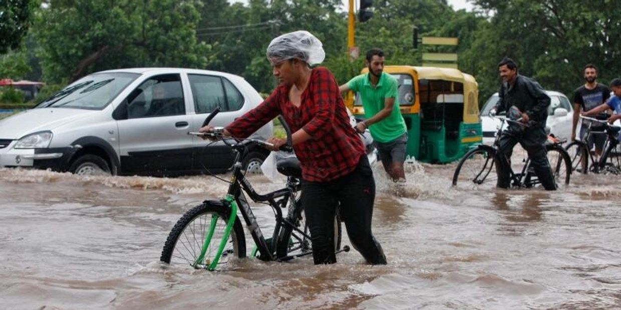 Driving or walking in flooded streets is highly dangerous and must be avoided to prevent any mishap