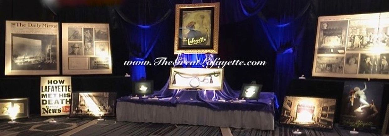 Inside the exhibit of The Great Lafayette Experience