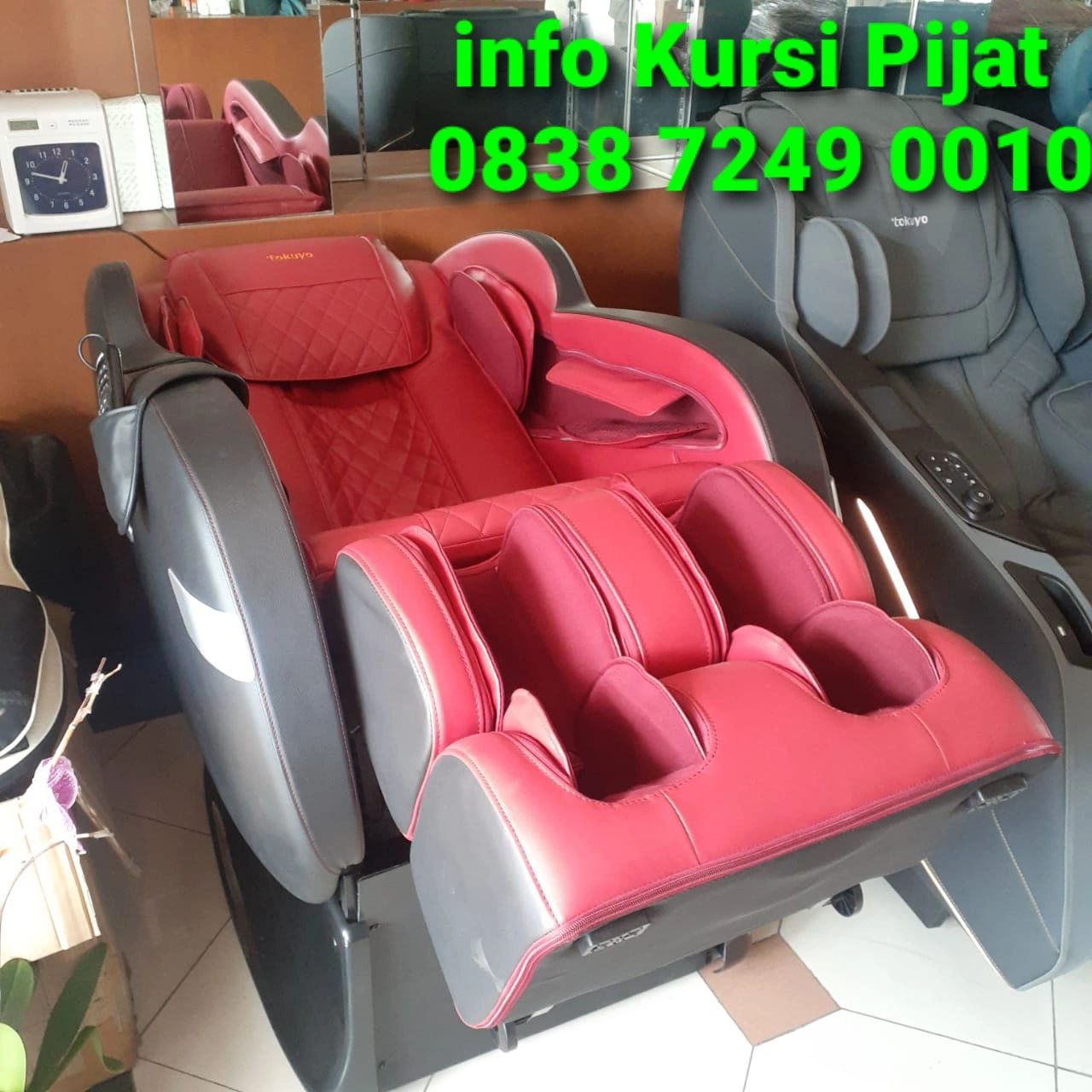 Kursi pijat tokuyo TC 395 warna merah