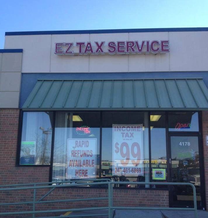EZ TAX Service opening day. We provide tax services to Waterford Mi and surrounding areas.