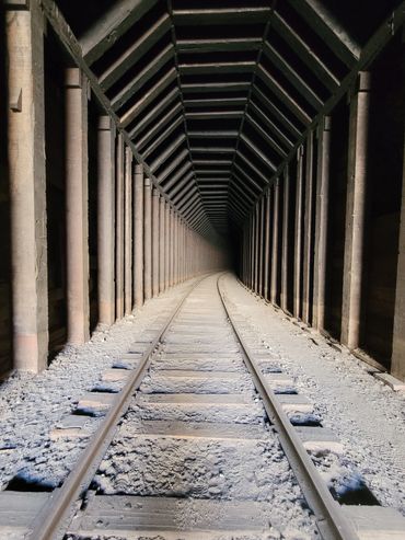 Tunnel on the impossible railroad