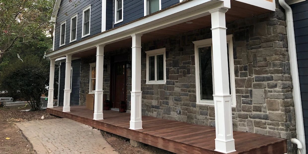 PVC Column Wraps exterior porch installation replacement repair Toronto GTA Vaughan Oakville 