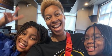 Family fun with Jandel and her two children