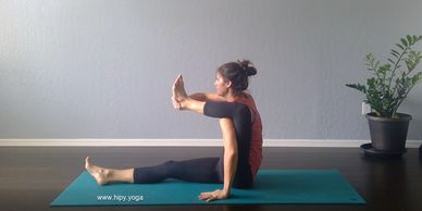 One-Legged Insect Pose, Eka Hasta Bhujasana, Elephant Trunk Pose, Leg Over Shoulder Pose, Eka Pada B