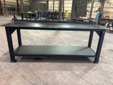 Heavy-Duty stationary workbench from Gemini Metal Works