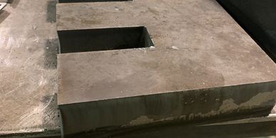 custom steel plasma cutting from Gemini Metal Works.