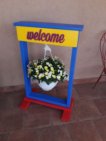 Store or Home Welcome Stand