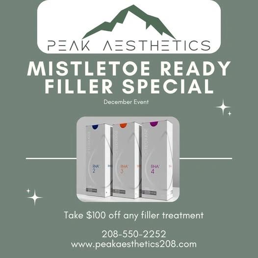 december monthly special - dermal filler discount for lip, cheek, jaw, chin, nasolabial folds filler