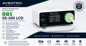 Discover the OBS SS-100 LCD Surgical Smoke Evacuation System. High-performance smoke evacuation tech