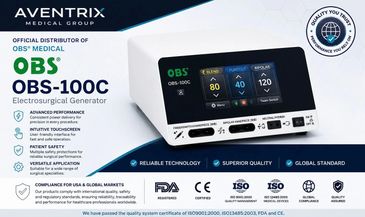 OBS-100C Electrosurgical Generator by Aventrix Medical Group. OBS-100C