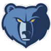 A stylized blue bear head logo with a fierce expression.