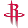 Houston Rockets basketball team logo in red and white.
