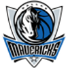 The Dallas Mavericks basketball team logo featuring a stylized horse and basketball.