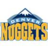 Denver Nuggets basketball team logo with mountain silhouette.