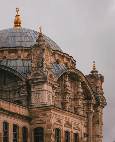 Ortaköy Cami, Ortaköy ve İstanbul, the architecture of mosque, winter in istanbul
