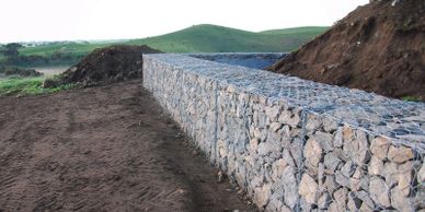 High quality gabion retaining walls for architectural finishes