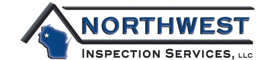 Northwest Inspection Services Logo consisting of a building roof outline above the text.