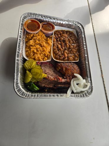 amazing barbecue platter at wedding catering event in san antonio texas