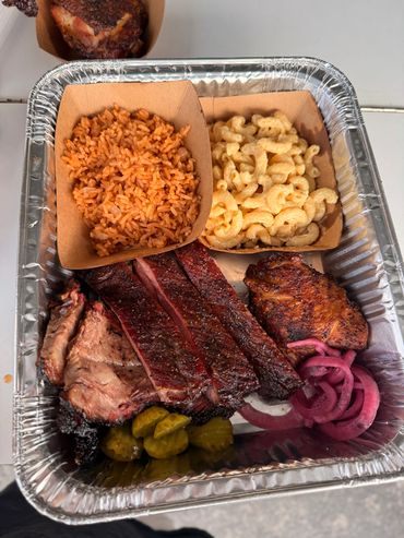 food truck platter at brewery food truck catering event in Boerne, Texas