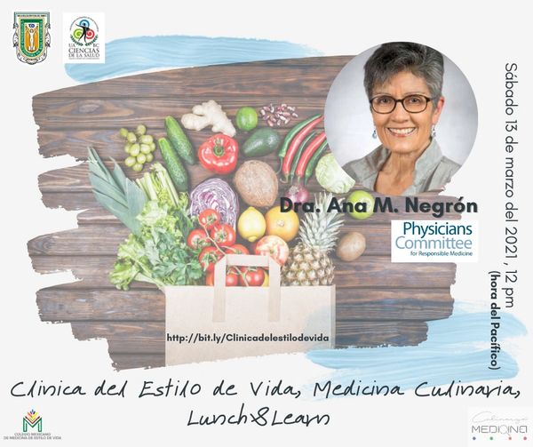 Plática Dra Ana Negrón y PCRM en la Escuela de Ciencias de la Salud UABC