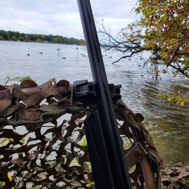 The GRIP even works with steel framed duck blinds of all types, boat, A frame, layout.