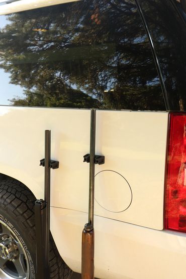 The GRIP can be positioned to fit any size or lenght shotgun or rifle.