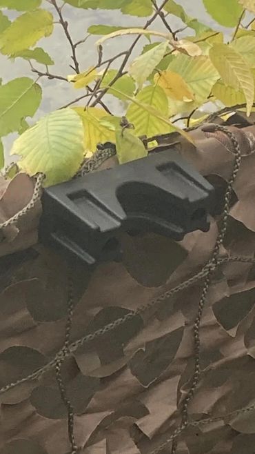 The GRIP even works with steel framed duck blinds of all types, boat, A frame, layout.