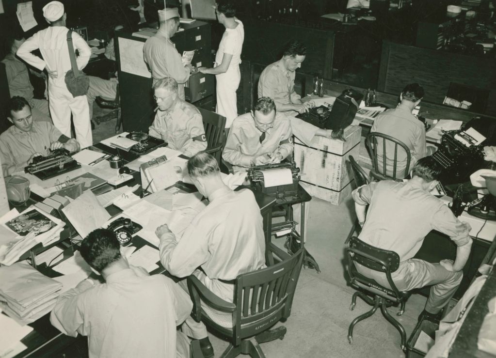 Allied correspondents headquarters in Germany