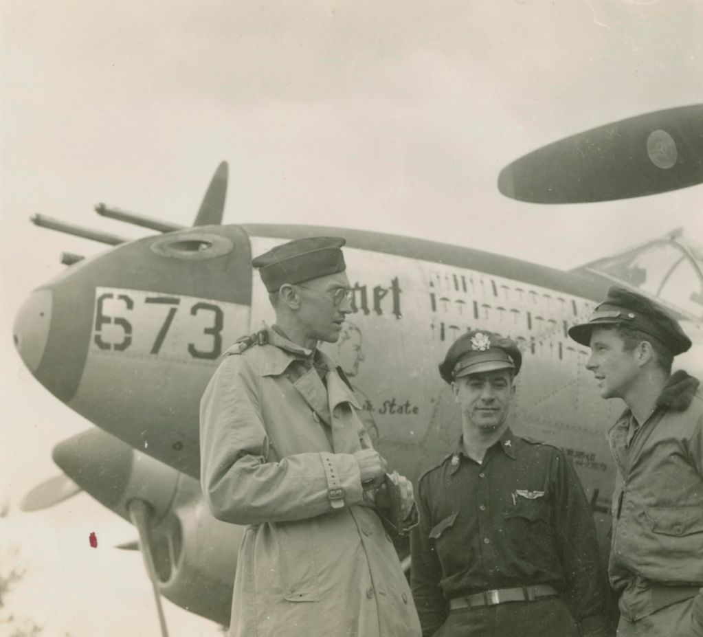 RT interviewing military personnel before a flight