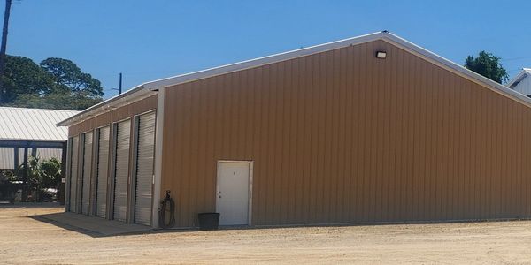 Indoor storage building at Bayshore Boat & Rv