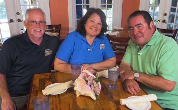 Ted, Laura and Emeril - Emeril's Florida