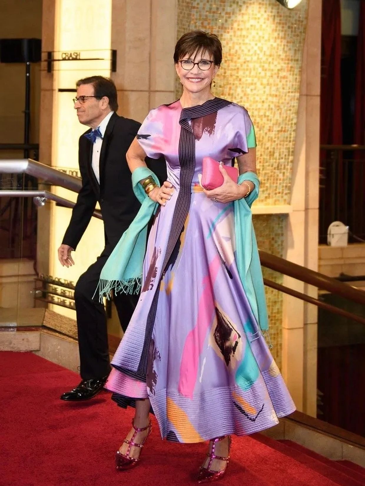 Attending the 2020 Academy Awards at Kodak Theatre wearing pieces from my wardrobe.