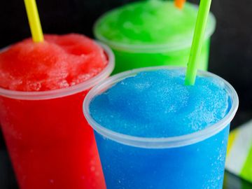 sweet and tasty fruity slush